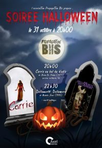 Soirée Halloween au cinéma Axel. Le mardi 31 octobre 2017 à Chalon sur Saône. Saone-et-Loire.  20H00